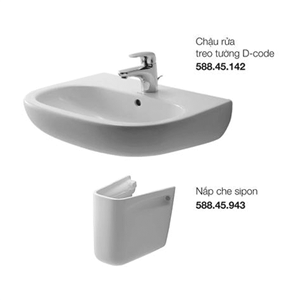 Lavabo treo tường D-code 550x430 588.45.147